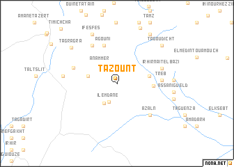 map of Tazount