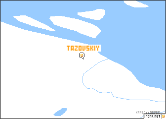 map of Tazovskiy