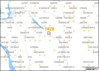 map of Tazo