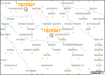 map of Tazrout