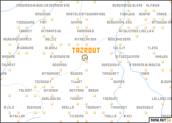 map of Tazrout