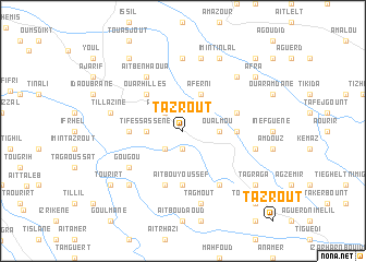 map of Tazrout