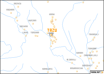 map of Tāzu