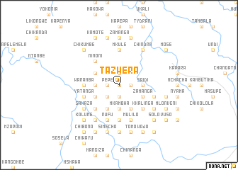 map of Tazwera