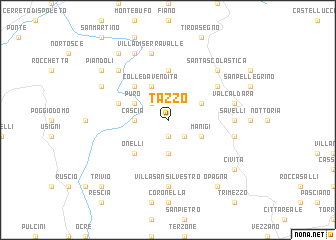 map of Tazzo