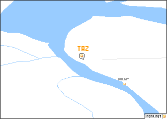 map of Taz