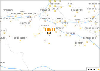 map of Tbetʼi