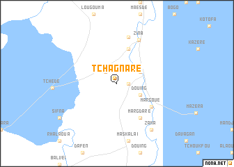 map of Tchagnaré