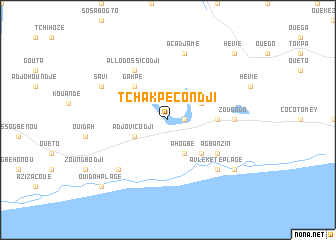 map of Tchakpécondji