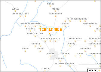 map of Tchalanidé