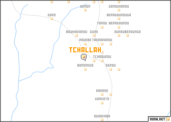 map of Tchallah