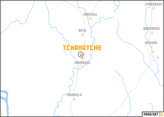 map of Tchamatché