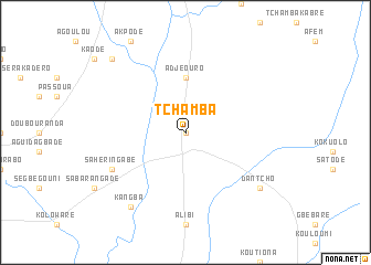 map of Tchamba