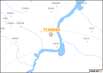 map of Tchamba