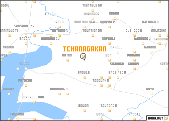 map of Tchanagakan