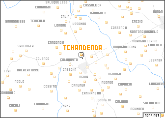 map of Tchandenda