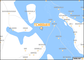 map of Tchaouen