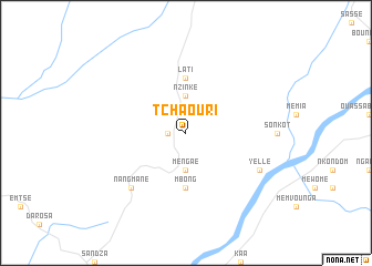 map of Tchaouri