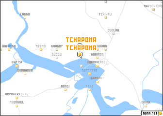 map of Tchapoma