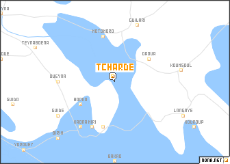 map of Tchardé