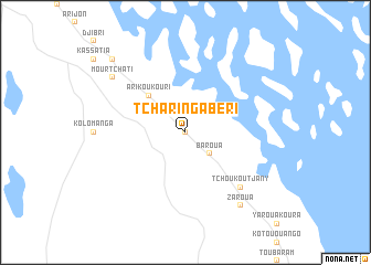 map of Tcharingabéri