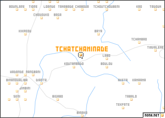 map of Tchatchaminadé