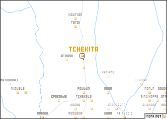 map of Tchékita