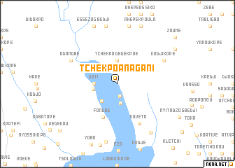 map of Tchekpo Anagani
