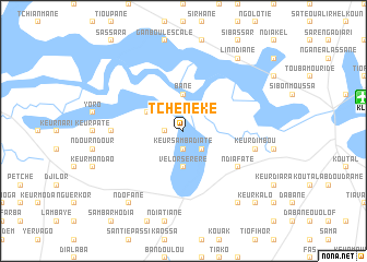 map of Tchénéké