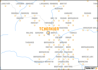 map of Tchen Kien