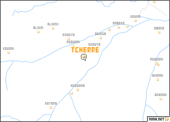 map of Tchérré