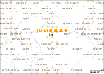 map of Tchèton-Bouchi