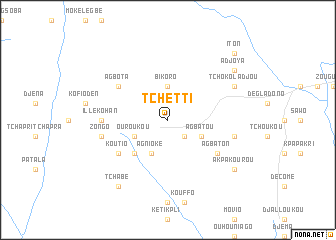 map of Tchetti