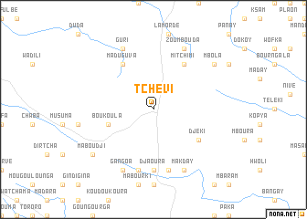 map of Tchévi