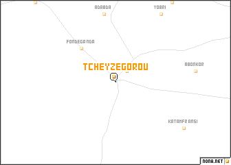 map of Tcheyzégorou