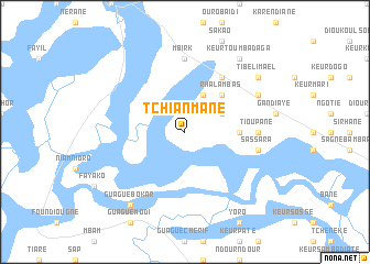 map of Tchianmane