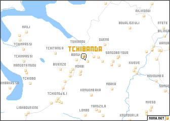 map of Tchibanda