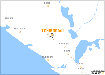 map of Tchibondji