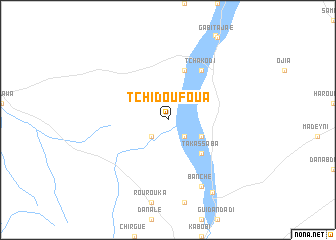 map of Tchidoufoua