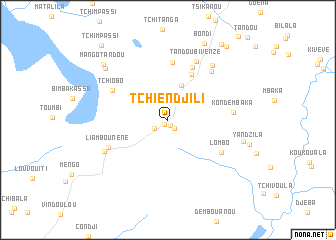 map of Tchiendjili