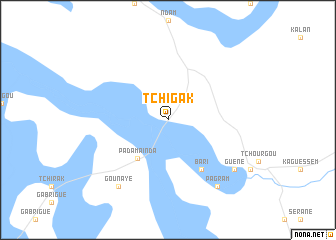 map of Tchigak