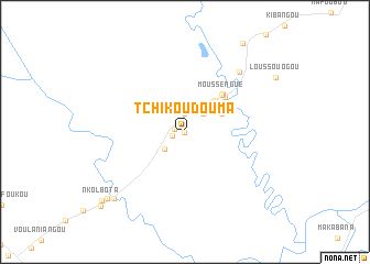 map of Tchikoudouma