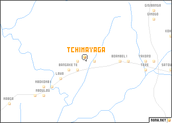 map of Tchimayaga