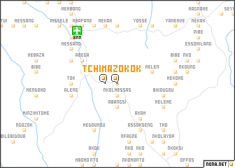 map of Tchimazok