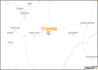 map of Tchiming