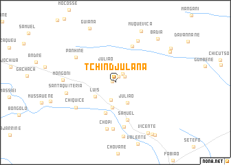 map of Tchindjulana
