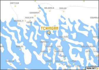 map of Tchingam