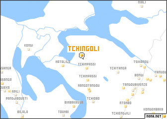 map of Tchingoli