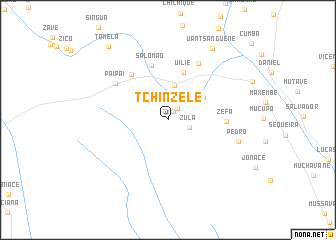 map of Tchinzele