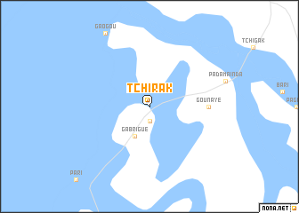 map of Tchirak